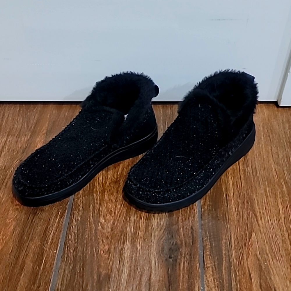 Hey Dude Bleach Glitter Shimmer Shoes Boots Size 8